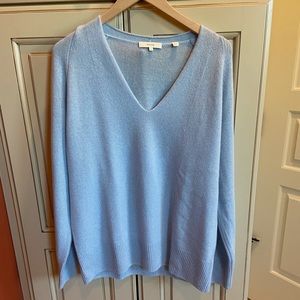 VINCE PALE BLUE WOOL SWEATER